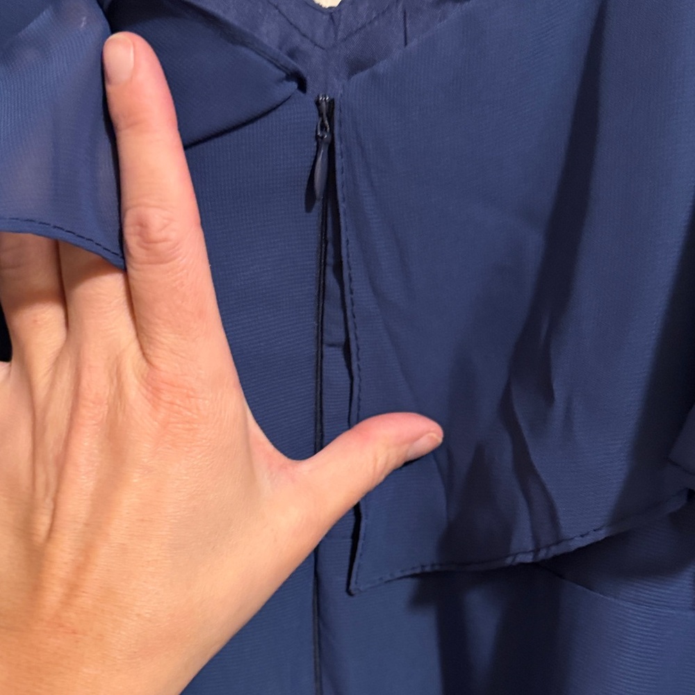 Lulu's Navy Blue Jumpsuit - Picture 8 of 8